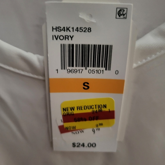 Hippie Rose White Tank Top Sleeveless Scoop Neck - Picture 4 of 5